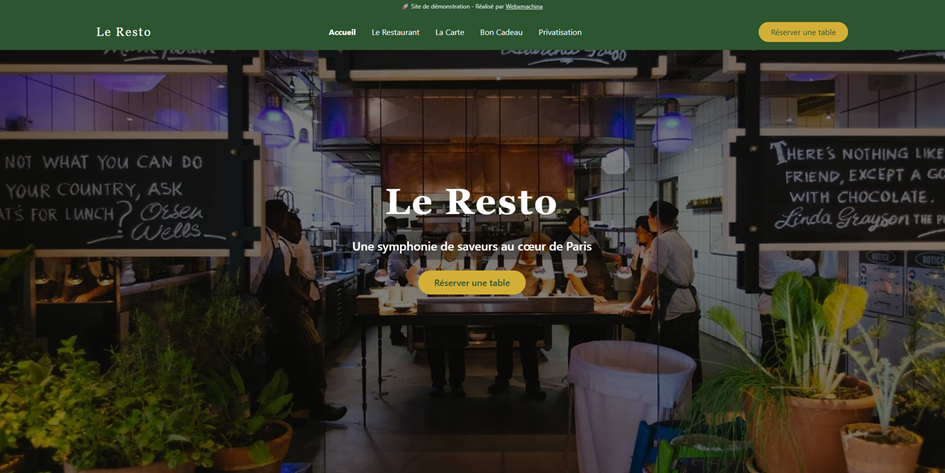 Projet Le Resto